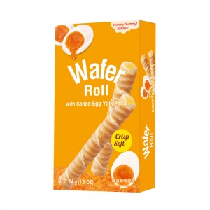 咸蛋黃味蛋卷 Wafer Roll with Salted Yolk Cream - Original Flavour 54g