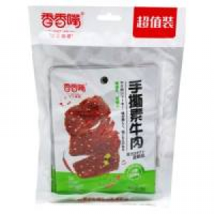 香香嘴 手撕素牛肉 川香轻辣 XXZ Handshred Soybean Snack Light Spicy 200g