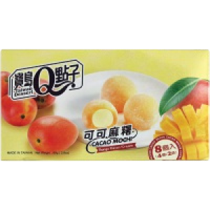 宝岛Q点子可可麻薯 芒果味 Q Mico Mochi  Mango Flavor 80g
