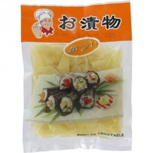 寿司白姜片 LZF  Ginger Slices Preserved White 150g