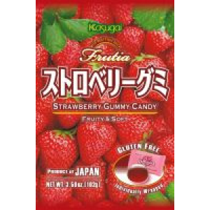 春日井Frutia草莓软糖 Frutia Gummy Candy Strawberry 102g