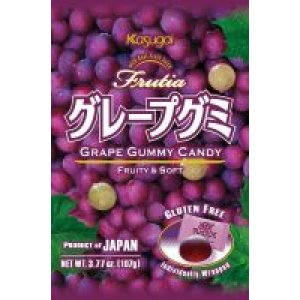 春日井Frutia葡萄软糖Frutia Gummy Candy Grape 107g 