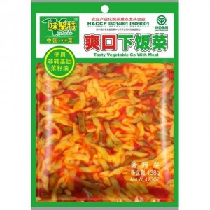 味聚特 爽口下饭菜 WEIJUTE Tasty Vegetable With Meal 138g 