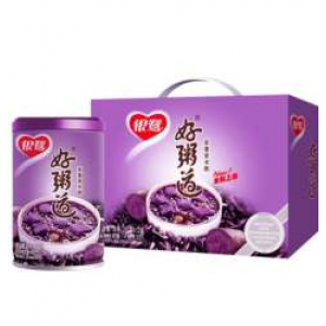 银鹭 好粥道 紫薯紫米粥 YinLu Purple Rice Congee with Sweet Potato 280g