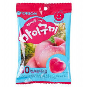 ORION 果汁软糖 桃子味 ORION Gummy Candy Peach 79g