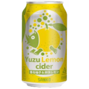 Sanko日本柚子柠檬汽水 Sanko yuzu Lemon Soda 350ml