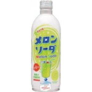  Sangaria铝罐装弹珠汽水 蜜瓜味 Sangaria Soda Drink Melon 500ml 