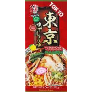 日本东京柚子味酱油拉面ltsuki Ramen Tokyo Yuzu Shoyu Soy Sauce 172g