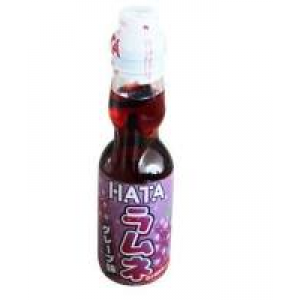 弹珠汽水 紫葡萄味 Hatakosen Ramune Grape 200ml