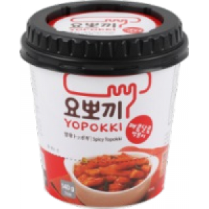 Yopokki 韩式炒年糕甜辣味 Yopokki Ricecake Cup Sweet & Spicy 140g