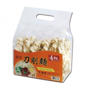 寿桃牌 台式刀削面 ST Taiwanese Style Sliced Noodle 400g