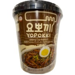 Yopokki 韩式杯装年糕拉面 炸酱味 Yopokki Ricecake&Ramen Cup Jjajang 145g