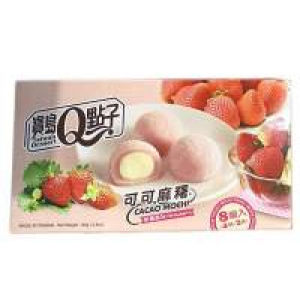 宝岛Q点子可可麻薯 草莓味 Q Mico Mochi  Strawberry Flavor 80g