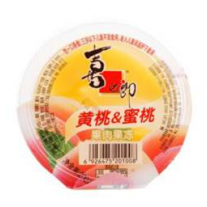 喜之郎 蜜桃果肉果冻 2个装 2 Cups Jelly-Peach 200g*2