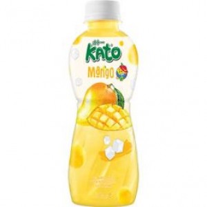 KATO 芒果味椰果果汁 KATO Mango Juice Drink with Nata De Coco 320ml