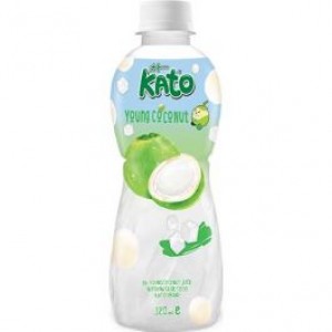 KATO 椰子味椰果果汁 KATO Coconut Juice Drink with Nata De Coco 320ml