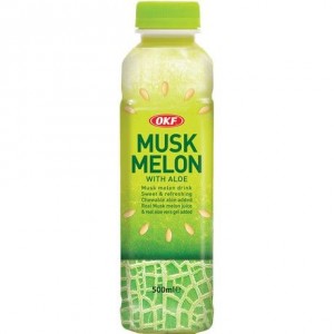OKF 蜜瓜味芦荟汁饮料 OKF Musk Melon Drink with Aloe 500ml 