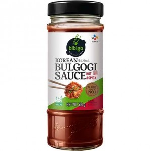 BIBIGO 韩式烤肉辣酱 BIBIGO Bulgogi Sauce Hot & Spicy 500g 