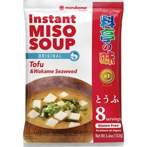 料亭味 即食原味味增汤(豆腐&裙带菜)  MARUKOME Miso Soup Original Tofu & Wakame 152g