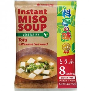 料亭味 即食味增汤(豆腐&裙带菜)  MARUKOME Miso Soup Vegetarian Tofu & Wakame 152g