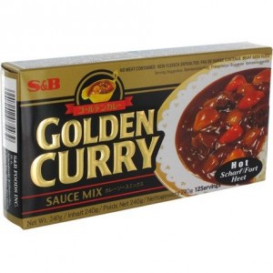 金牌咖喱块 辣 S&B Curry Sauce Mix Hot 220g 