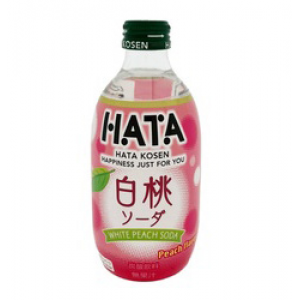 HATA 白桃味汽水 HATA Kosen Soda White Peach Flavor 300ml
