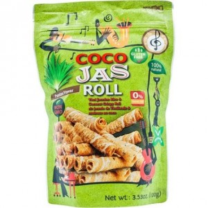  酥脆米卷 斑斓味 COCO JAS Rice Roll Pandan 100g