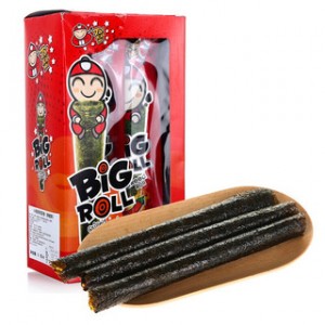 小老板辣味紫菜卷 TAO KAE NOI Seaweed Snack Big Roll Hot & Spicy 27g 