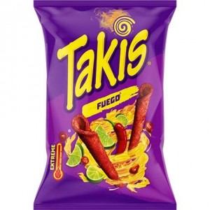 TAKIS Corn Snack Chili & Lime Fuego 100g 