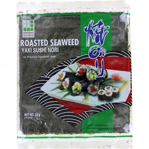 寿司紫菜 JHFOODS Seaweed Roasted Yaki Sushi Nori Green 28g