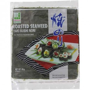寿司紫菜 银色 JHFOODS Yaki Sushi Nori Roasted Seaweed (Silver) 28g