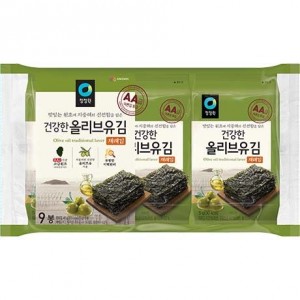 清净园 橄榄油海苔零食 CHUNG JUNG ONE Seaweed Snack with Olive Oil 9*5g