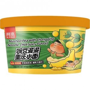 白家豌豆泥泥重庆小面 BAIJIA Mashed Pea & Noodles Hot & Spicy Bowl 105g