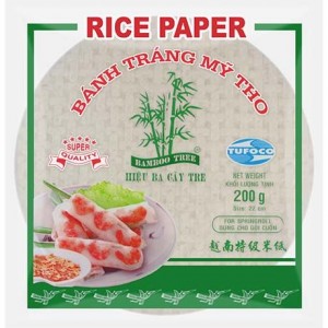 竹树牌米纸 Rice Paper Summer Roll Round 22 cm 200g 