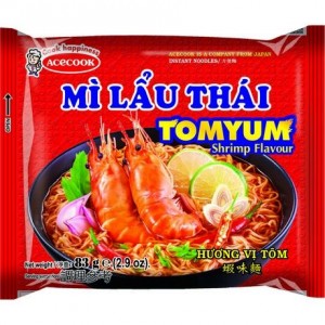 ACECOOK 冬阴功汤面 ACECOOK Instant Noodles Shrimp Tom Yum 83g