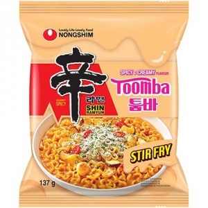 农心辛拉面 辣奶油拌面 NONGSHIM  Instant Noodles Shin Ramyun Toomba 137g 