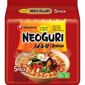 农心辣海鲜拉面五连包 Neoguri Ramyun Seafood&Hot 5-Pack