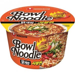 农心鸡肉辣味碗面 NONGSHIM Instant Noodles Chicken Spicy Bowl 100g 