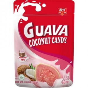 春光番石榴椰子糖 CHUN GUANG Guava Coconut Candy 78g