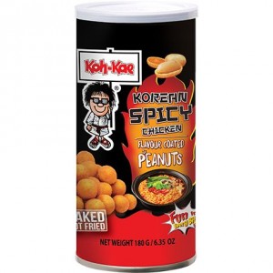 KOH-KAE韩式辣鸡味脆皮花生 KOH-KAE Coated Peanuts Korean Spicy Chicken 180g