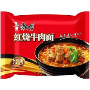 康师傅红烧牛肉面 Master Kung  Instant Noodle Braised Beef 105g 