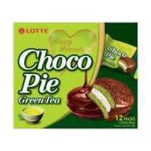 乐天巧克力派抹茶味 Lotte Chocopie Green Tea 336g