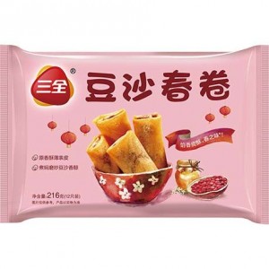 三全豆沙春卷 SANQUAN Spring Roll Red Bean Paste 12pcs 216g