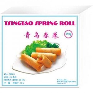 青岛迷你素春卷 TSINGTAO Spring Roll Vegetables Mini 450g 