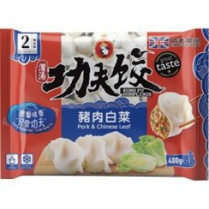 功夫水饺猪肉白菜  KUNG FU Dumpling Pork & Chinese Cabbage 400g