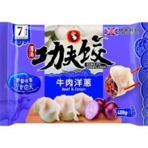 功夫水饺牛肉洋葱  KUNG FU Dumplings Beef & Onion 400g