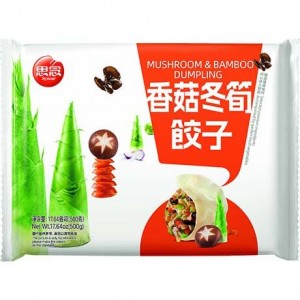 思念 香菇冬笋饺子 SYNEAR Dumplings Mushroom & Bamboo 500g 