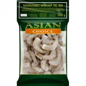 大号南美白虾去头有壳Vannamei Shrimp HLSO EZP 8/12 净重700g