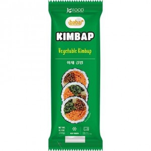  BABA韩国蔬菜紫菜包饭 BABA Kimbap Vegetables 230g