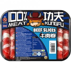 功夫牛肉卷 KUNG FU  Beef Slices 400g